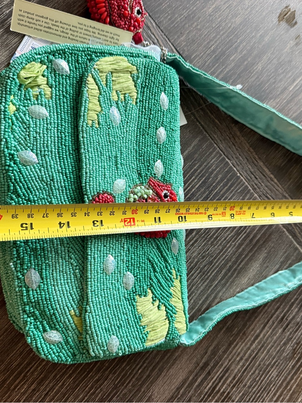 NWT Viral Seahorse Beaded Purse - Picture 4 of 7